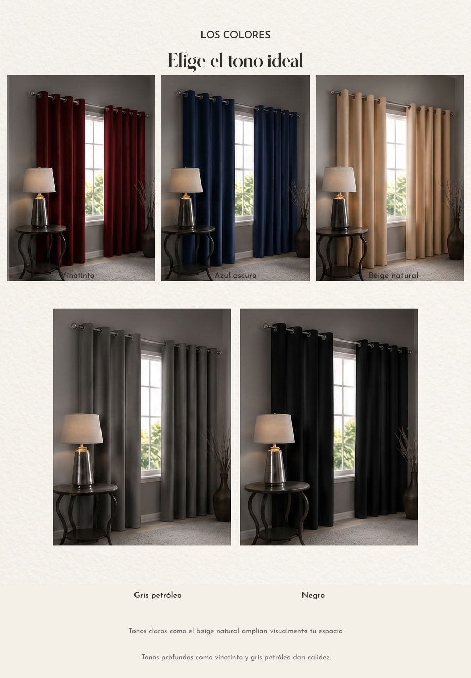 Colores disponibles Cort Confort