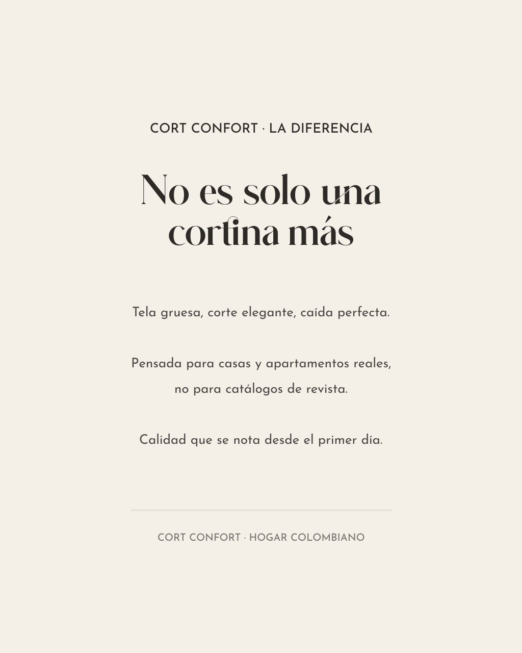 La diferencia Cort Confort