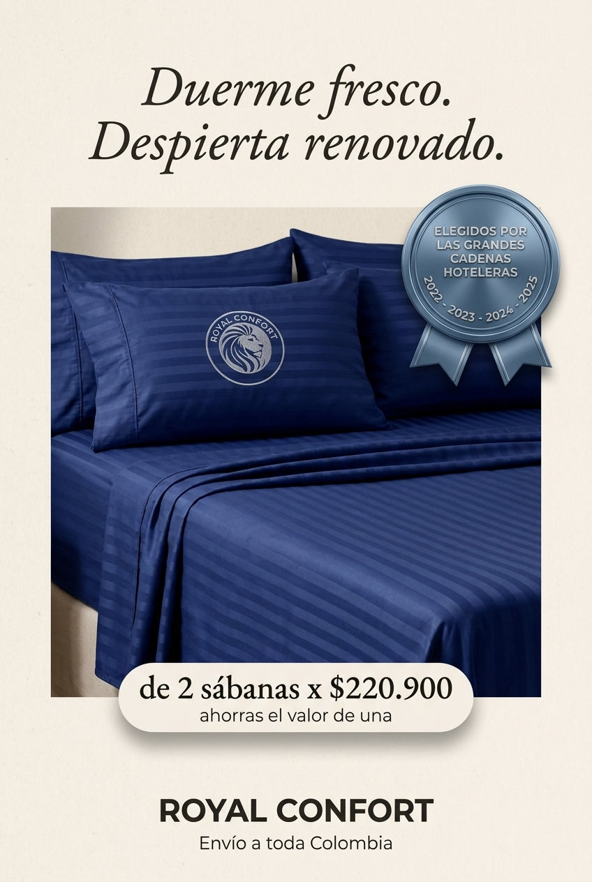 Royal Comfort - 2 sabanas x $220.900, ahorras el valor de una