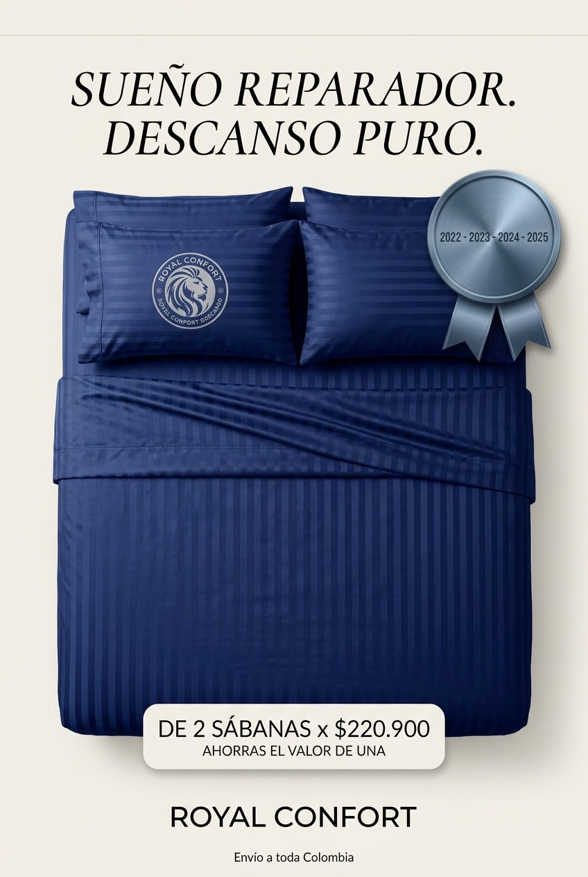 Royal Comfort - 2 sabanas x $220.900, ahorras el valor de una